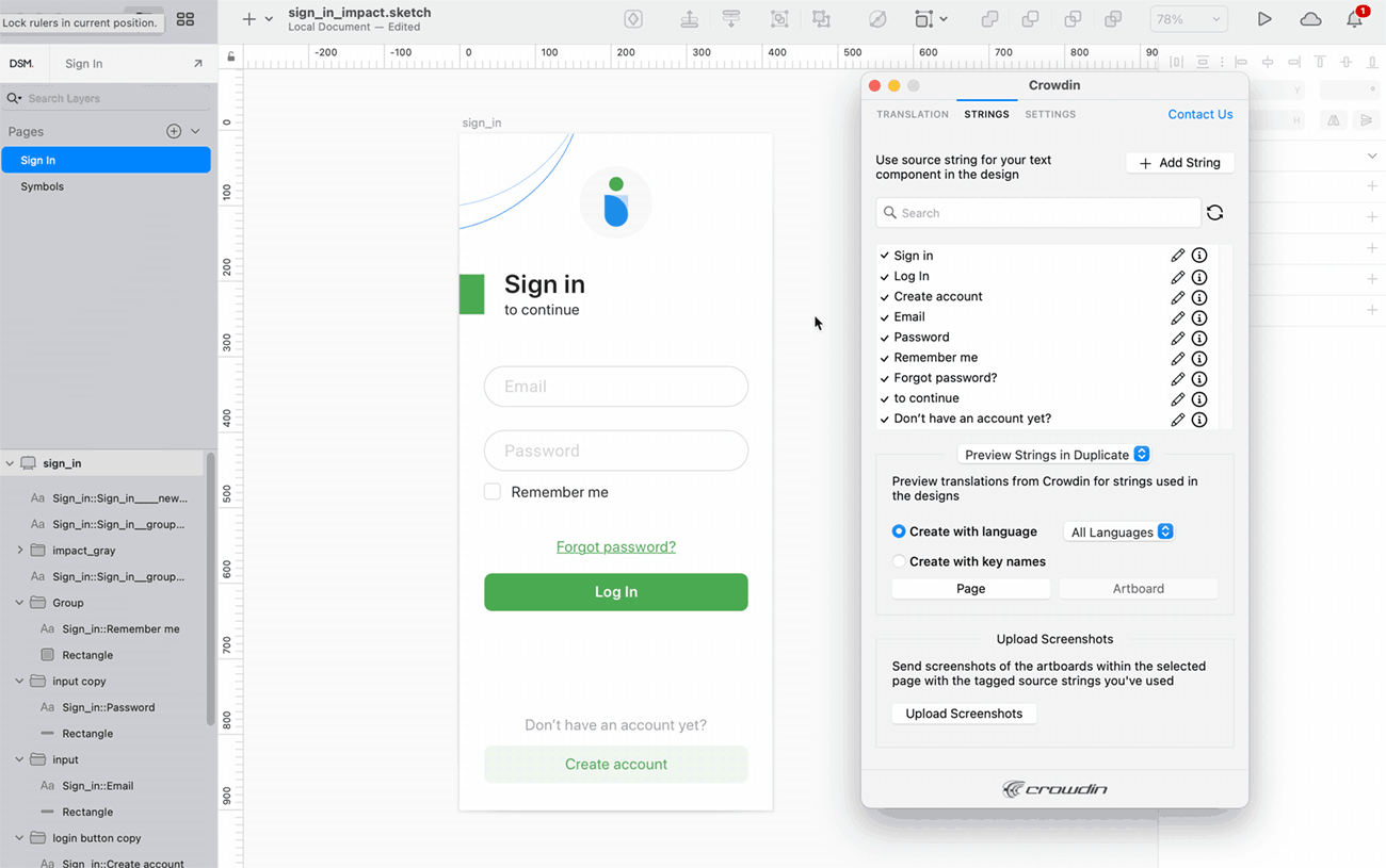 Sketch Eklentisi Anahtarları Önizleyin
