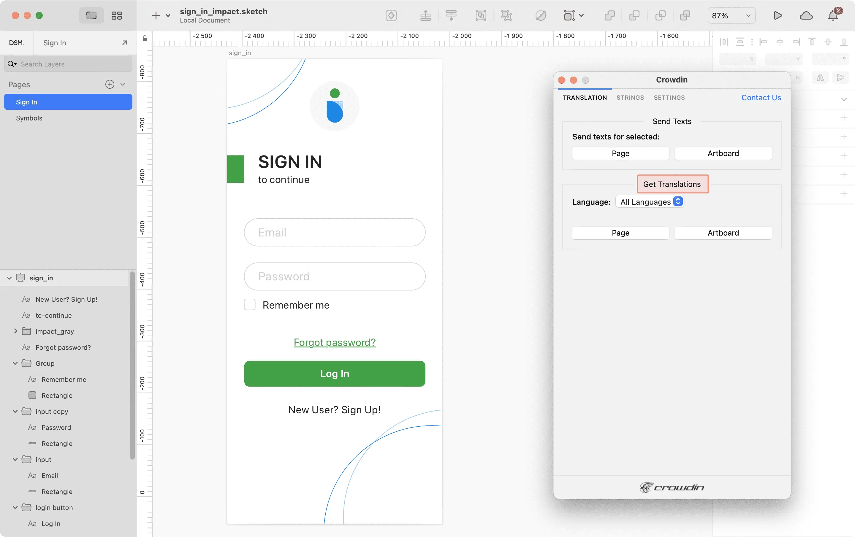 Sketch Eklentisi Çevirileri Alın
